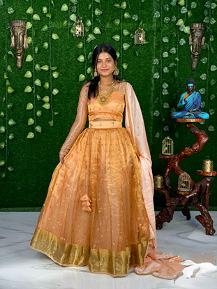 Bridal Pure Tissue Silk - Peach